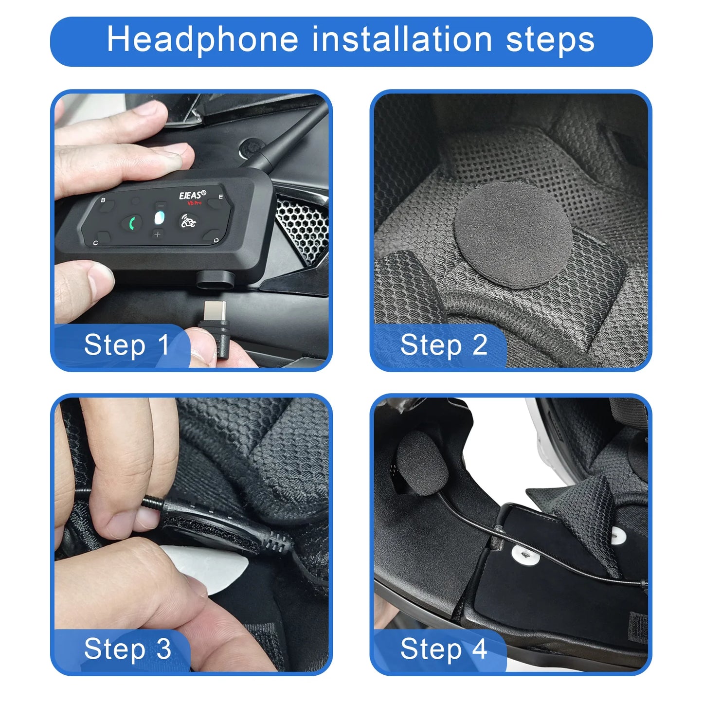 EJEAS VNET V6PRO PLUS MOTORCYCLE INTERCOM
