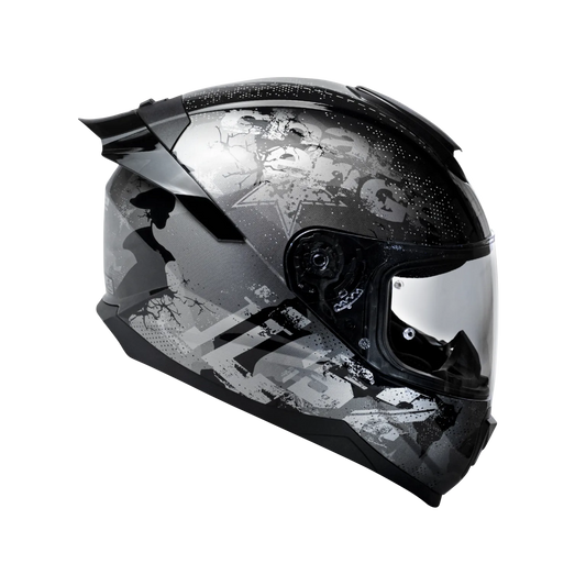 LS2 FLASH BLACK SLIVER FORCE ( FF352 )