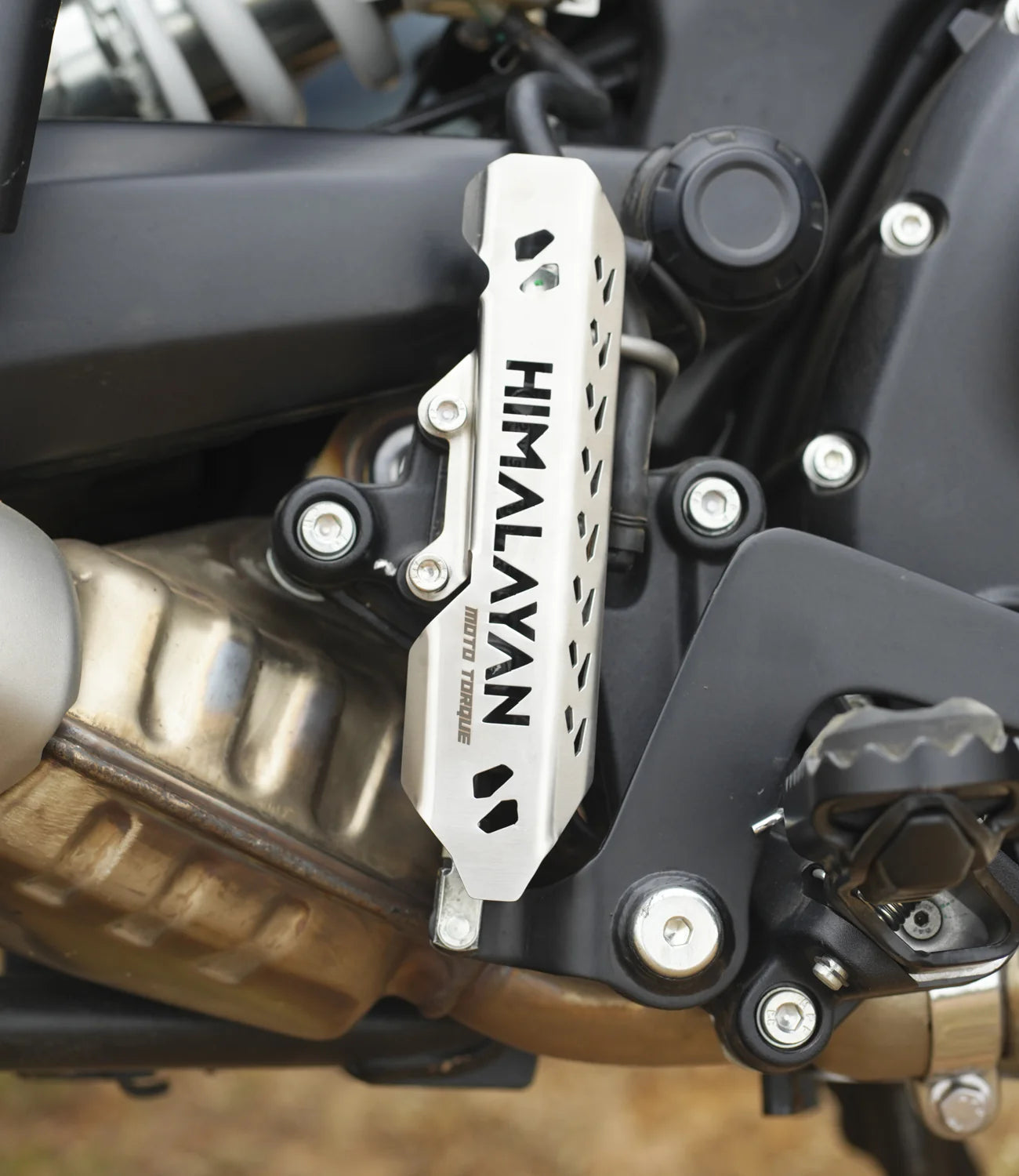 MOTO TORQUE master cylinder guard SS | RE Himalyan 450