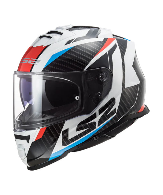 LS2 FF800 Storm II Helmet - Gloss Racer Blue Red