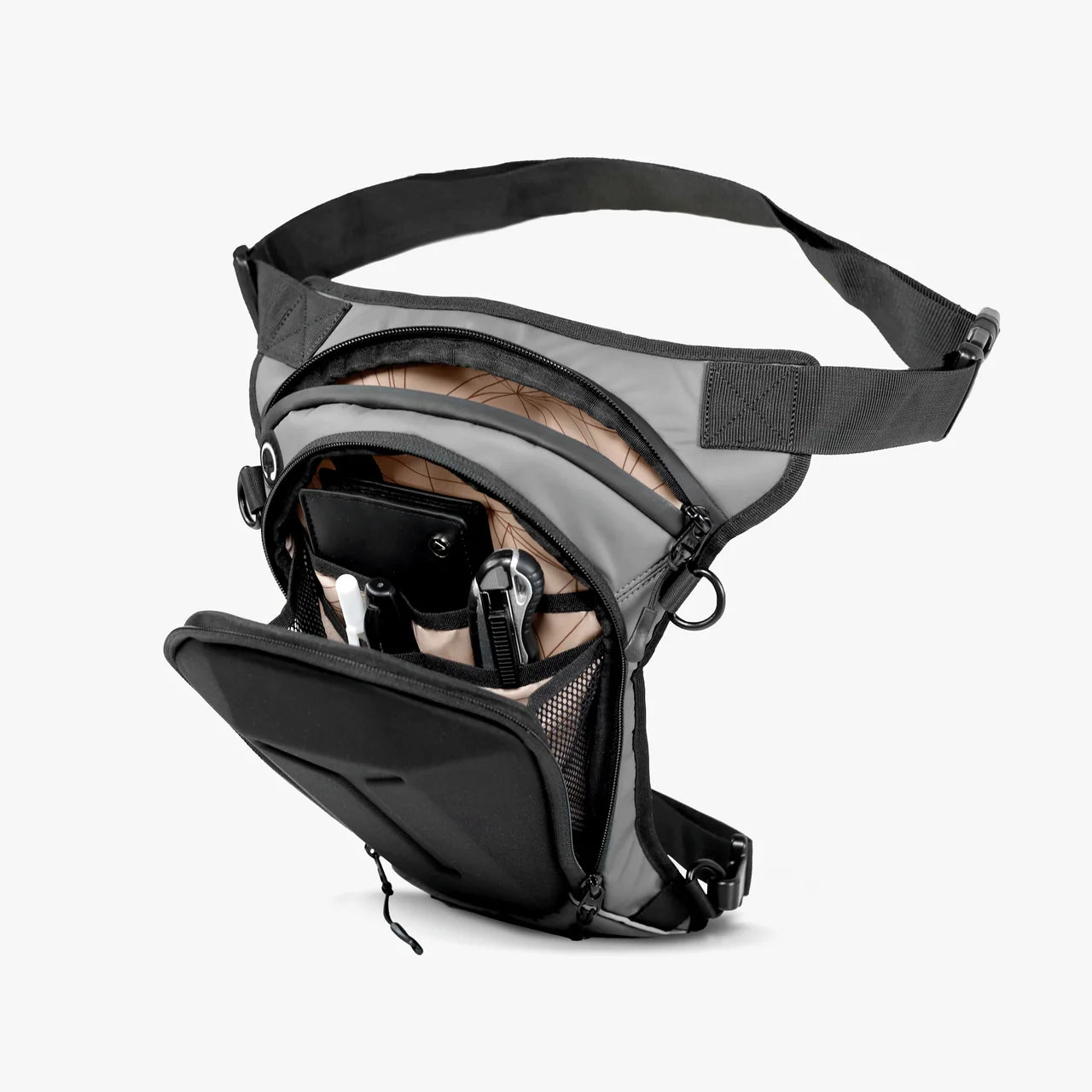 CARBONADO TURTLE WAIST BAG ( DROP LEG POUCH )