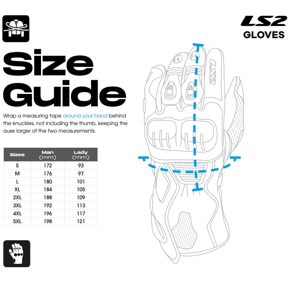 LS 2 CHAKI RIDING GLOVES