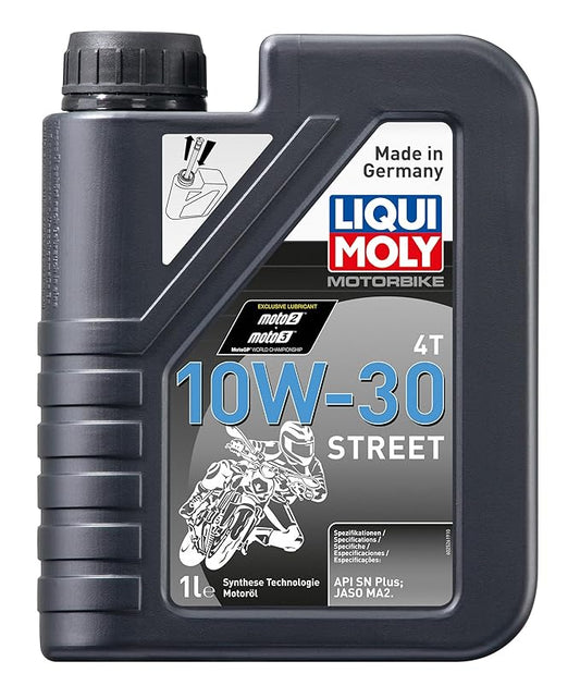 Liqui Moly 10W30 4T Street Synthetic Technology Engine Oil