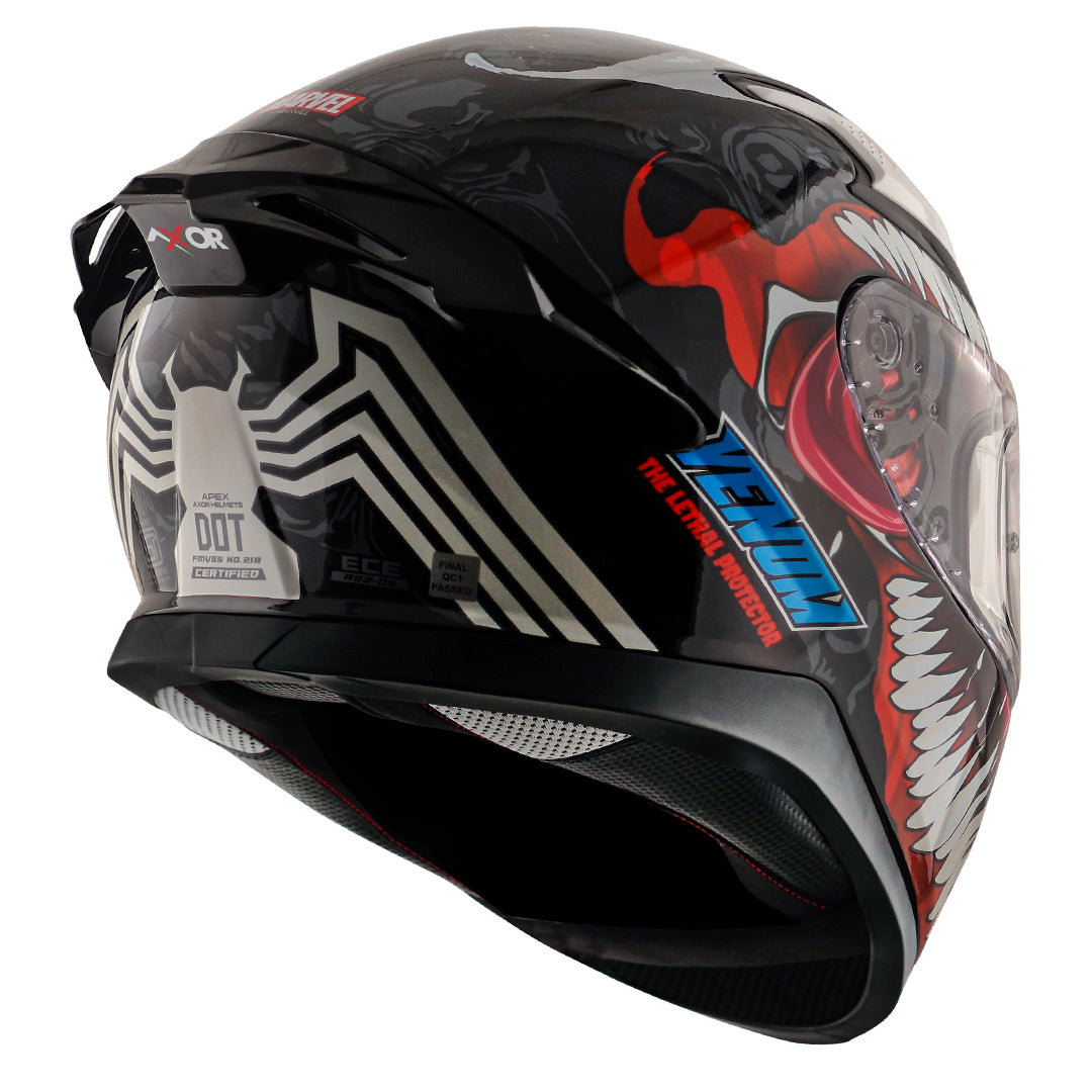 AXOR MARVEL APEX VENOM ADDITION HELMET