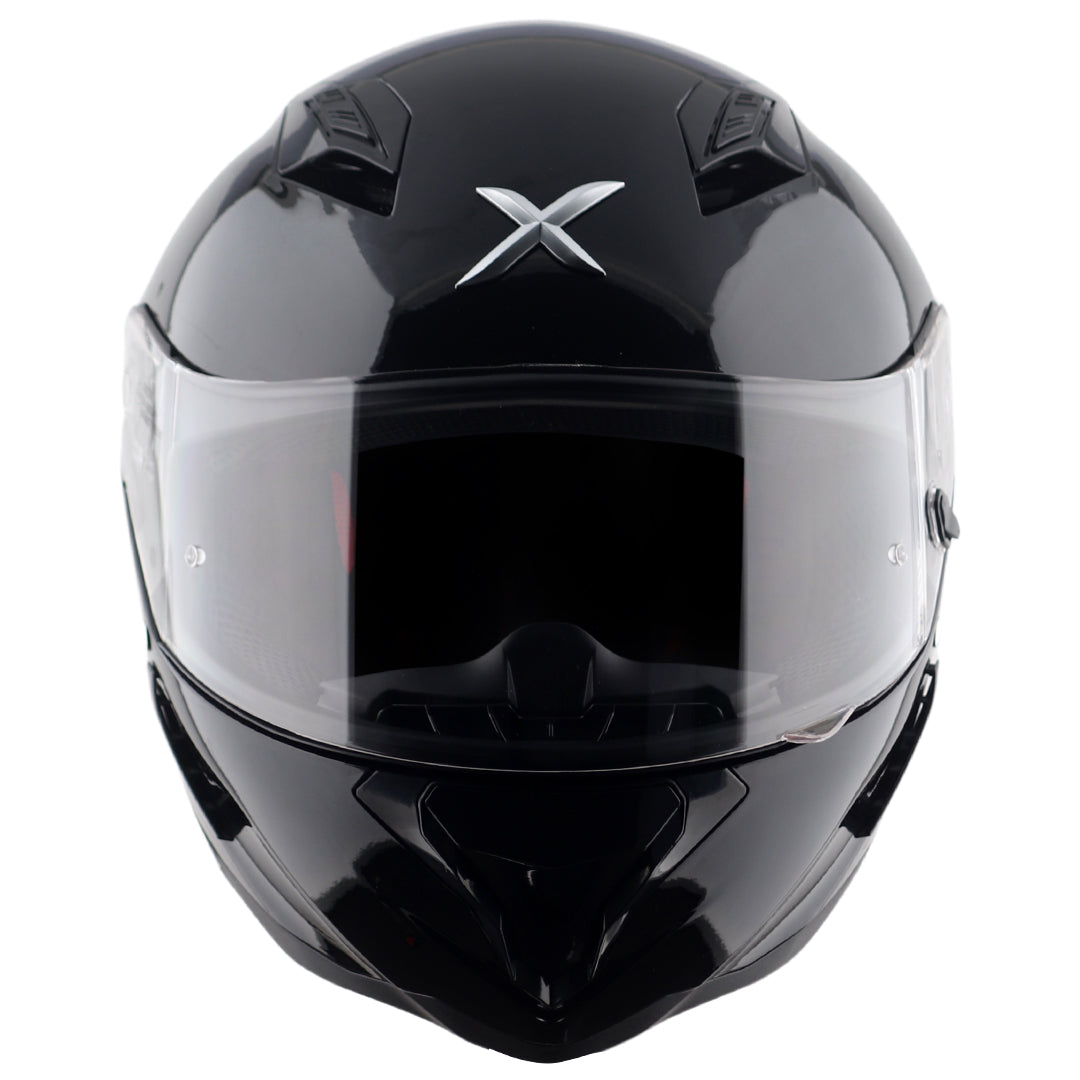 HUNTER SOLID BLACK HELMET