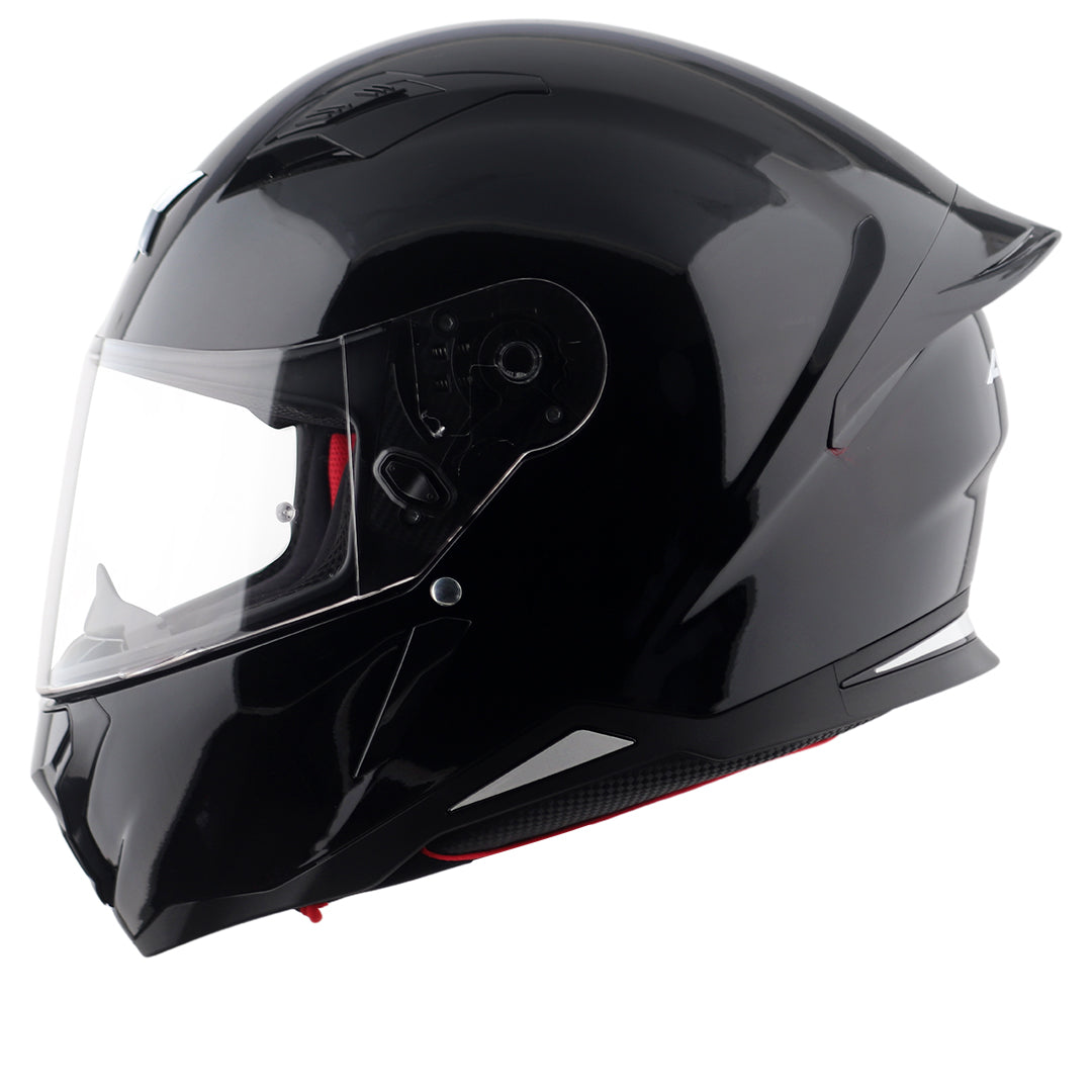 HUNTER SOLID BLACK HELMET