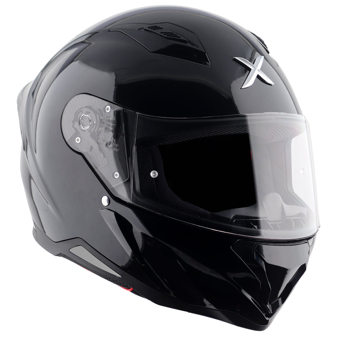 HUNTER SOLID BLACK HELMET