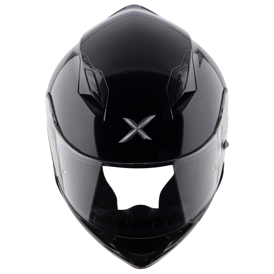 HUNTER SOLID BLACK HELMET