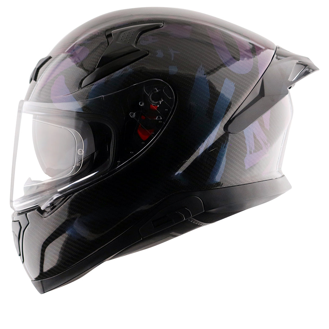 AXOR APEX CARBON FIBER SMALL CHECKS HELMET