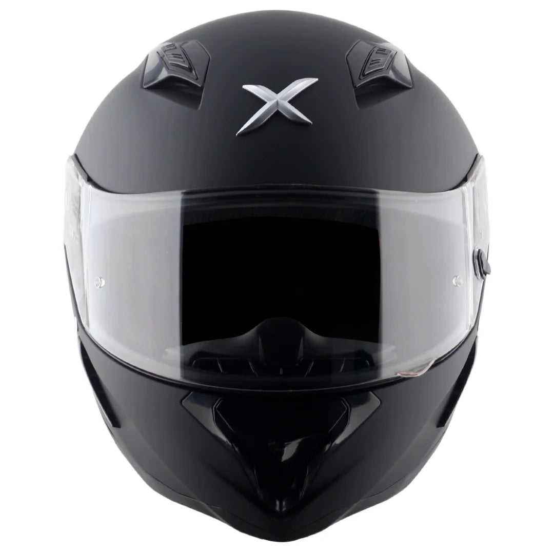 HUNTER SOLID BLACK HELMET