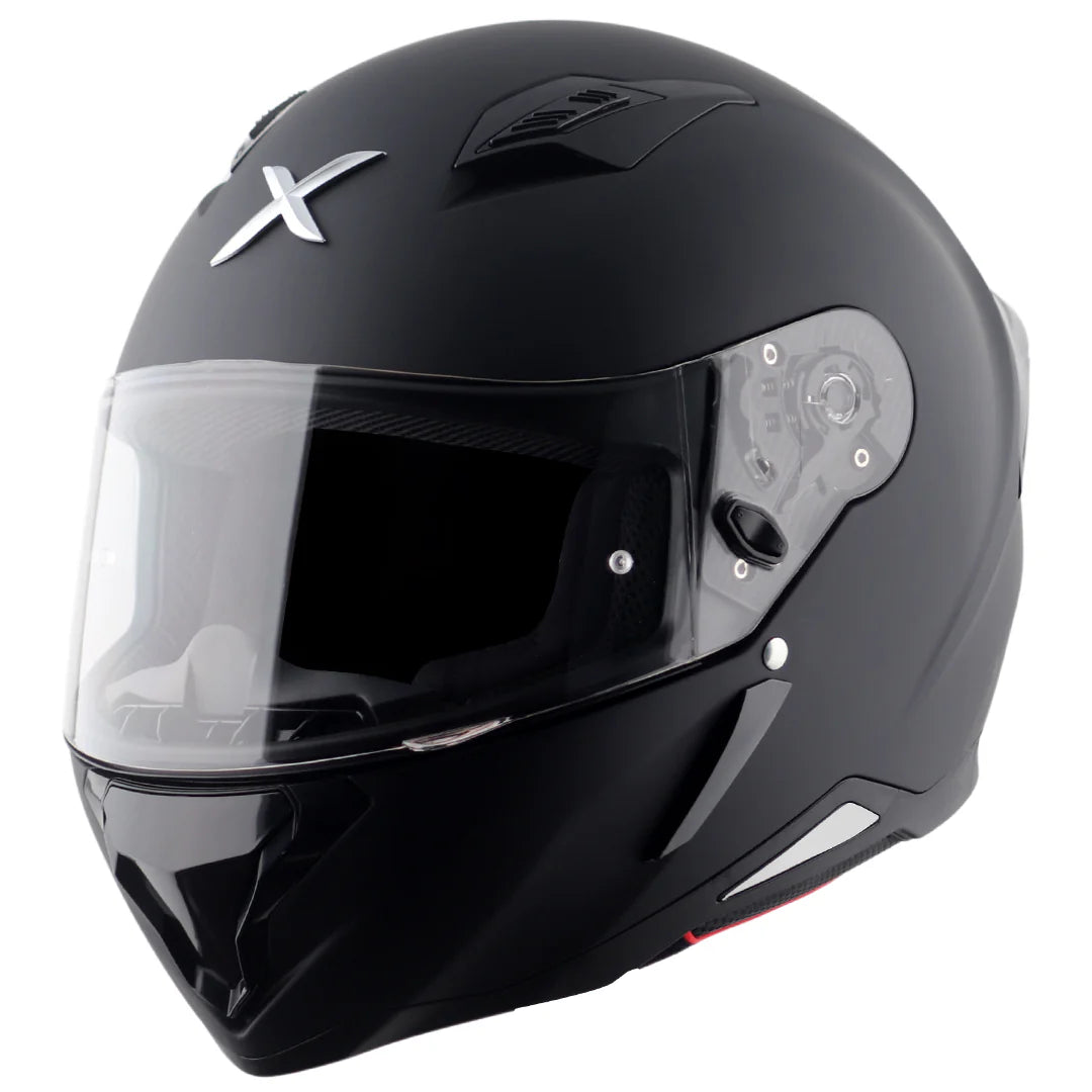 HUNTER SOLID BLACK HELMET