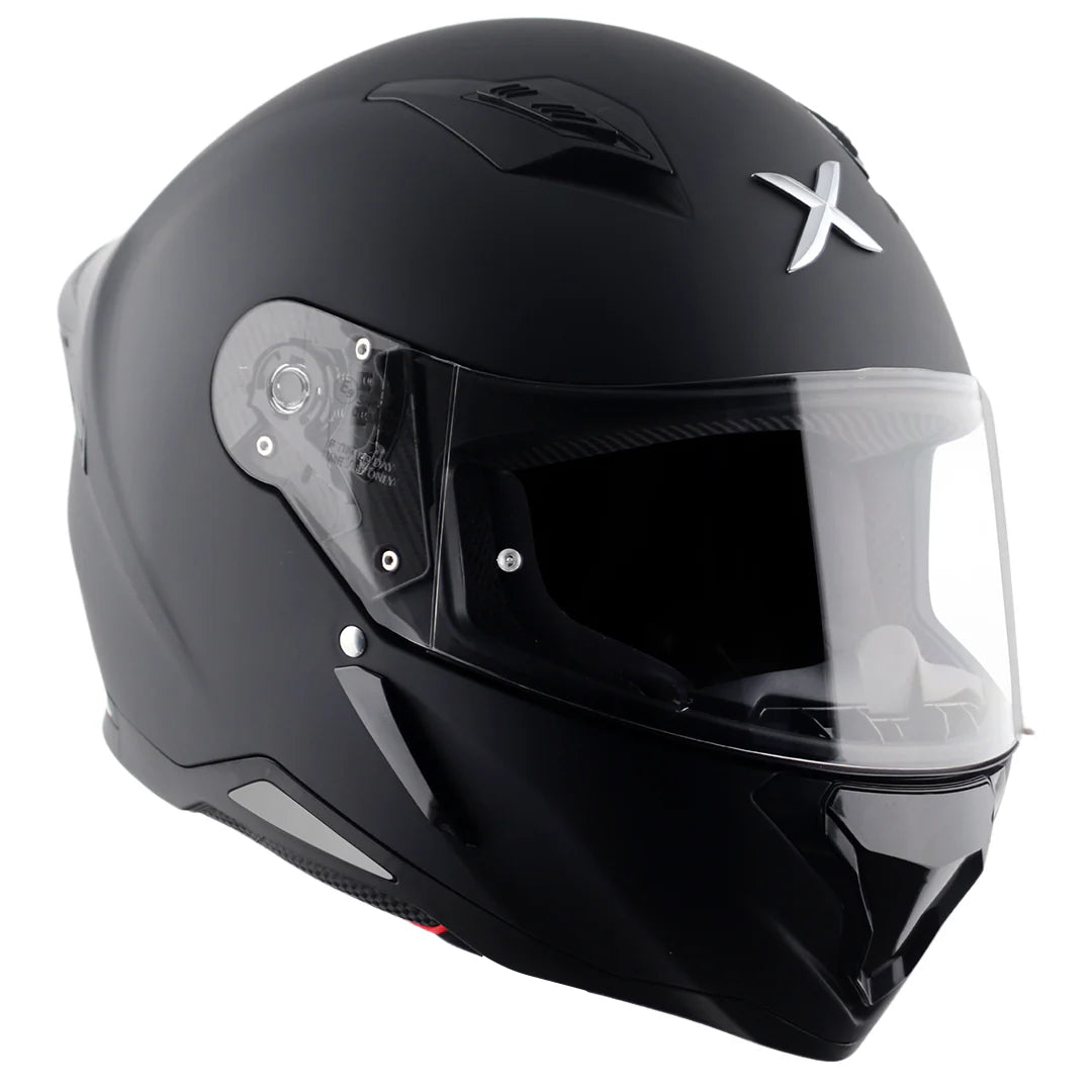 HUNTER SOLID BLACK HELMET