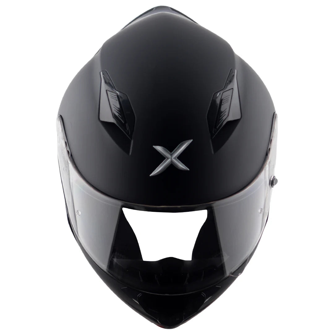 HUNTER SOLID BLACK HELMET