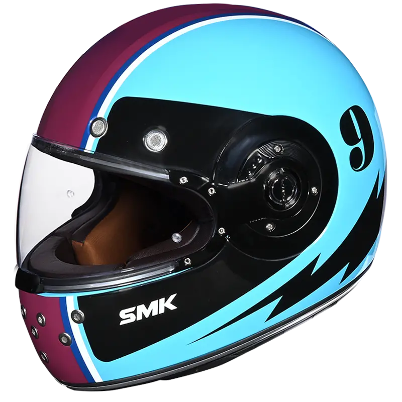 SMK RETRO ELECTRO FULL FACE HELMET