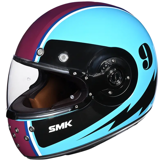SMK RETRO ELECTRO FULL FACE HELMET