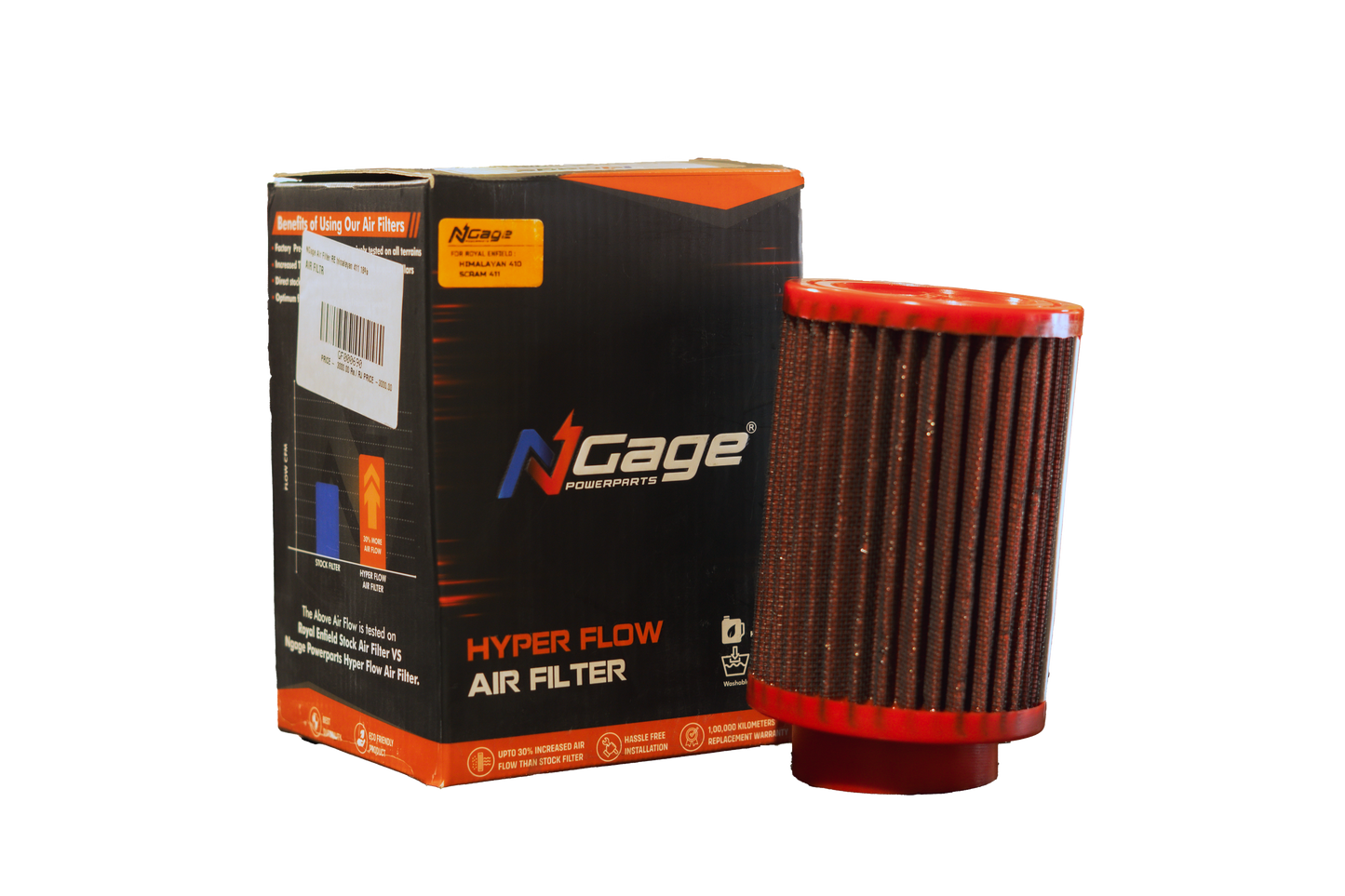 NGAGE AIR FILTER FOR HIMALAYAN 410