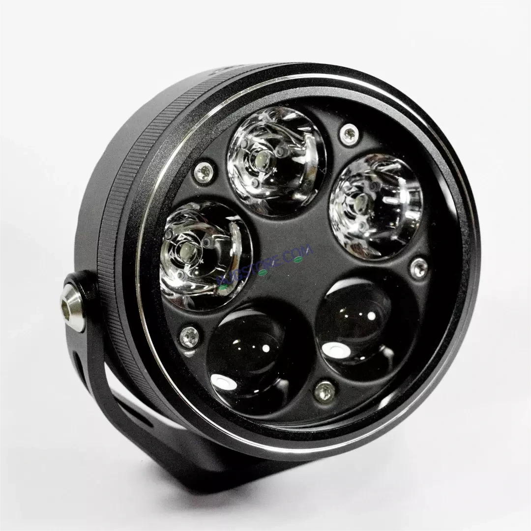 HJG 5 LED 100W Round CREE Foglight Foglamp with Yellow Cover 100W 5 LED HJG