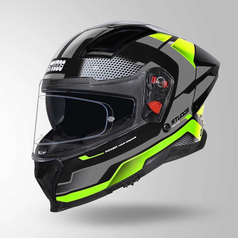 STUDDS HELIOS D1 ASPHALT DECOR HELMET