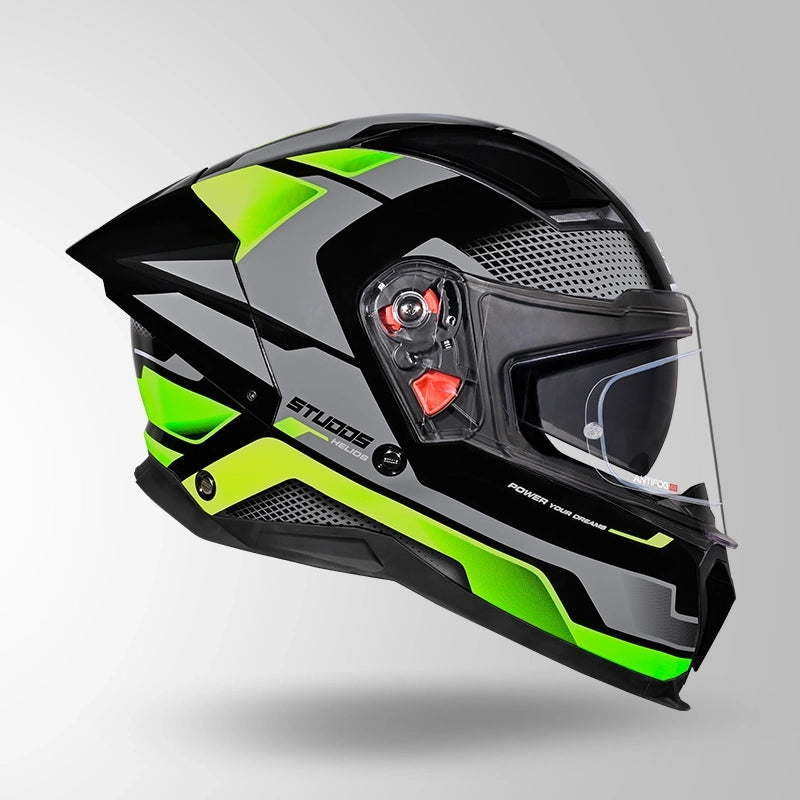 STUDDS HELIOS D1 ASPHALT DECOR HELMET