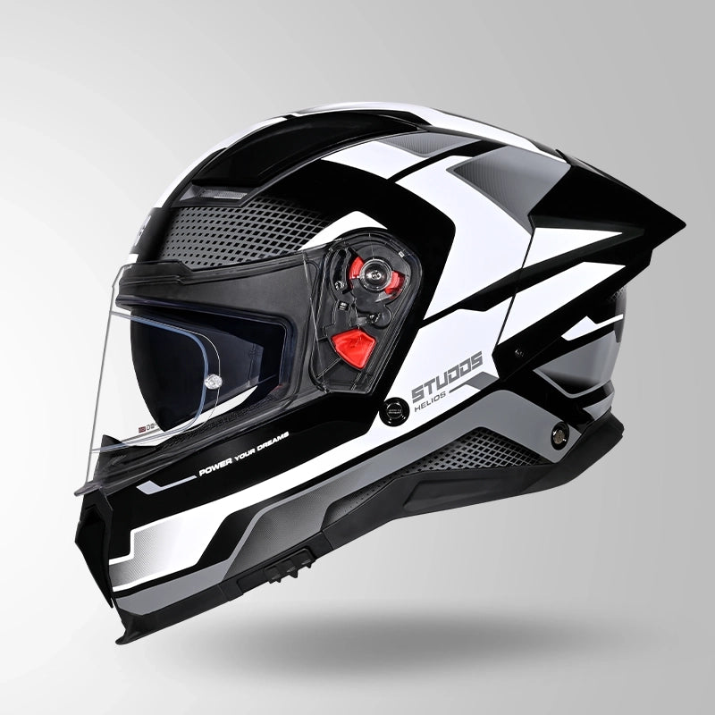 STUDDS HELIOS D1 ASPHALT DECOR HELMET