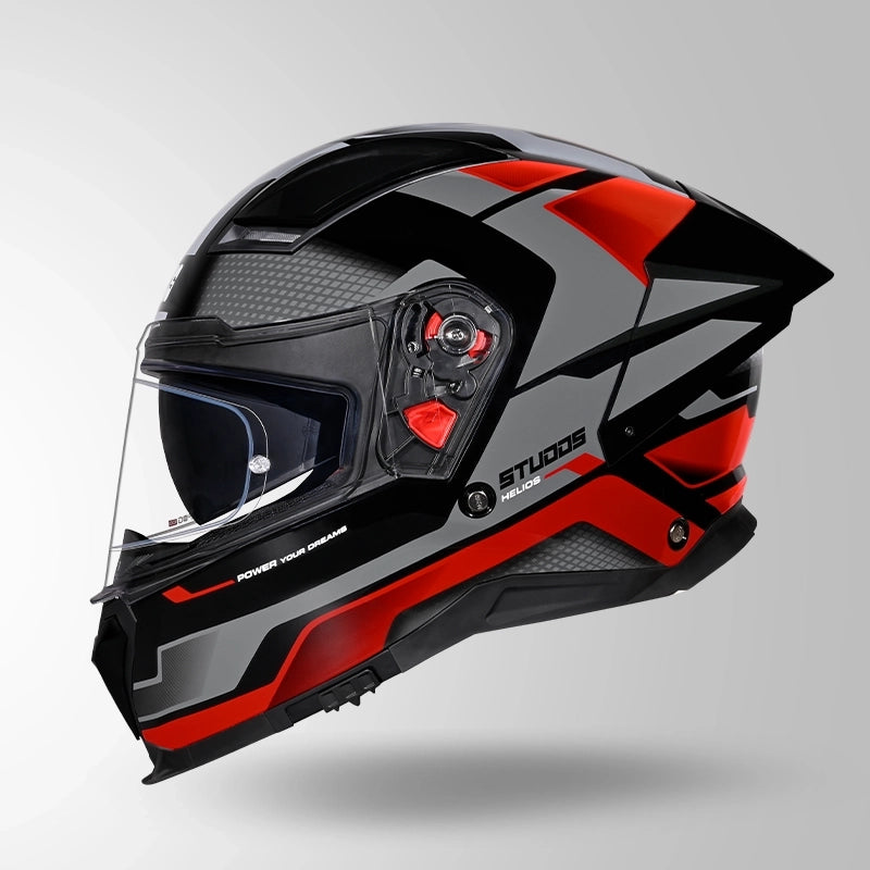 STUDDS HELIOS D1 ASPHALT DECOR HELMET