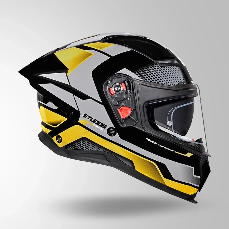 STUDDS HELIOS D1 ASPHALT DECOR HELMET