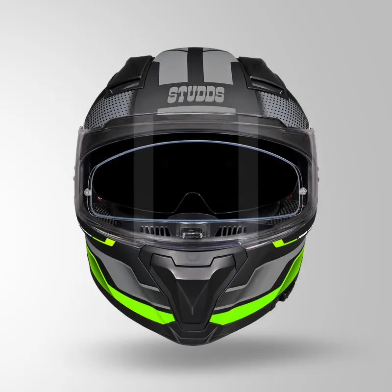STUDDS HELIOS D1 ASPHALT DECOR HELMET