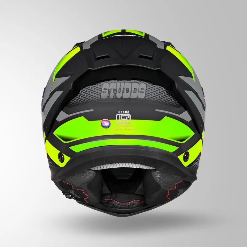 STUDDS HELIOS D1 ASPHALT DECOR HELMET