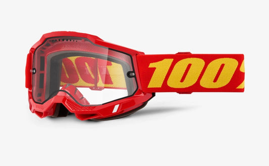 100% Accuri 2 Motocross & Mountain Biking Goggles MX and Mountain Bike Racing Protective Eyewear