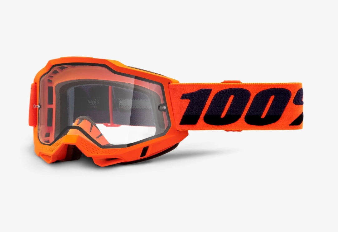 100% Accuri 2 Motocross & Mountain Biking Goggles MX and Mountain Bike Racing Protective Eyewear