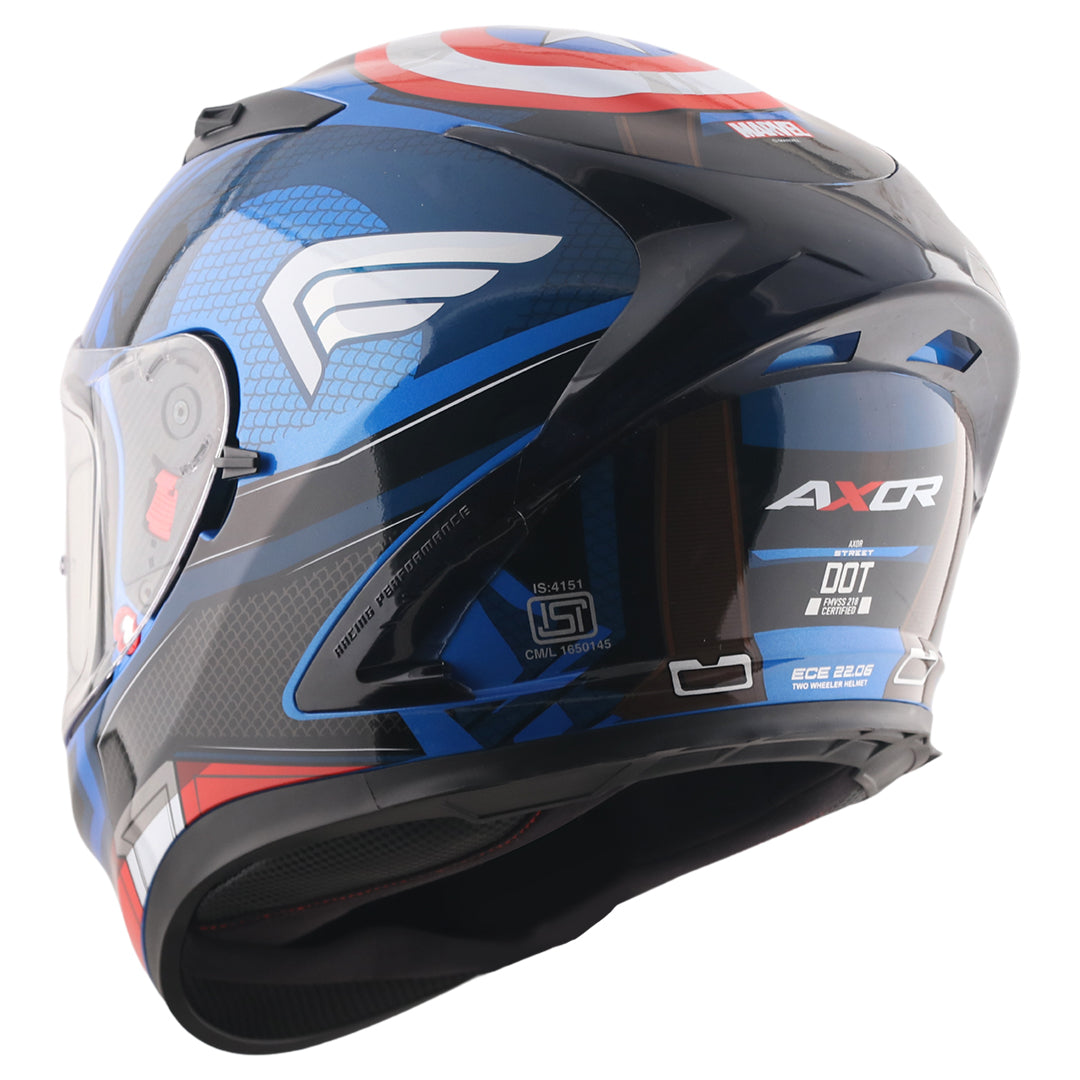 AXOR STREET MARVEL CAPTAIN AMERICA HELMET