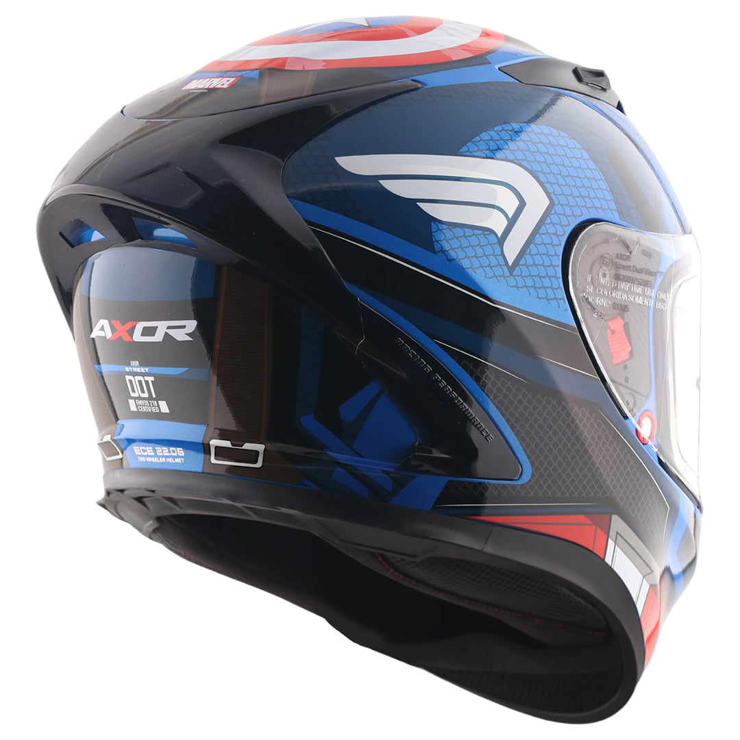 AXOR STREET MARVEL CAPTAIN AMERICA HELMET
