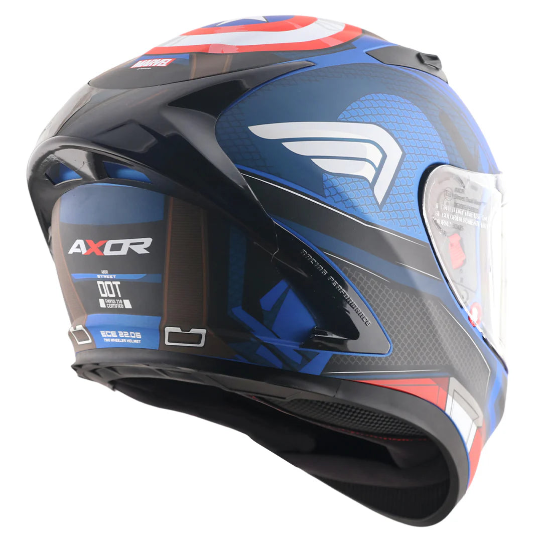 AXOR STREET MARVEL CAPTAIN AMERICA HELMET