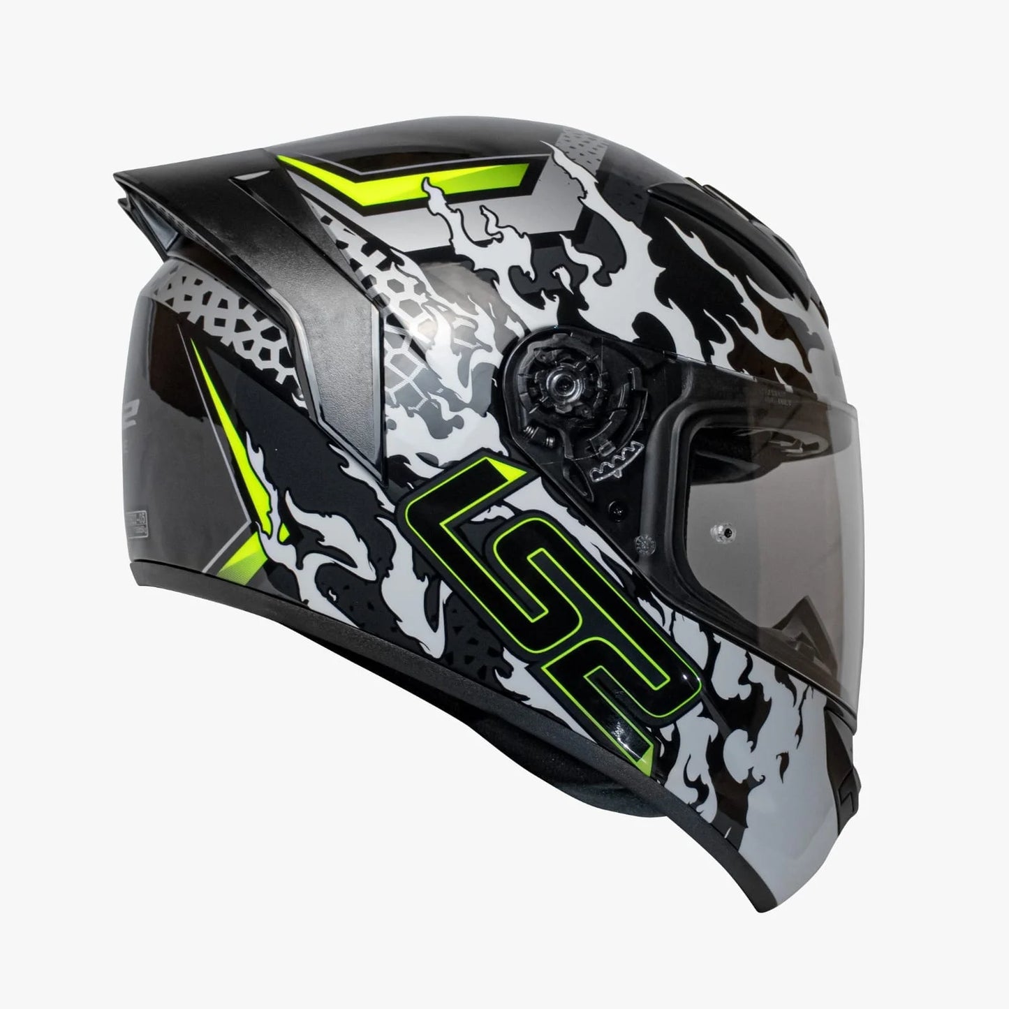 LS2 ROOKIE ANTARS BLACK WHITE ( FF352 )