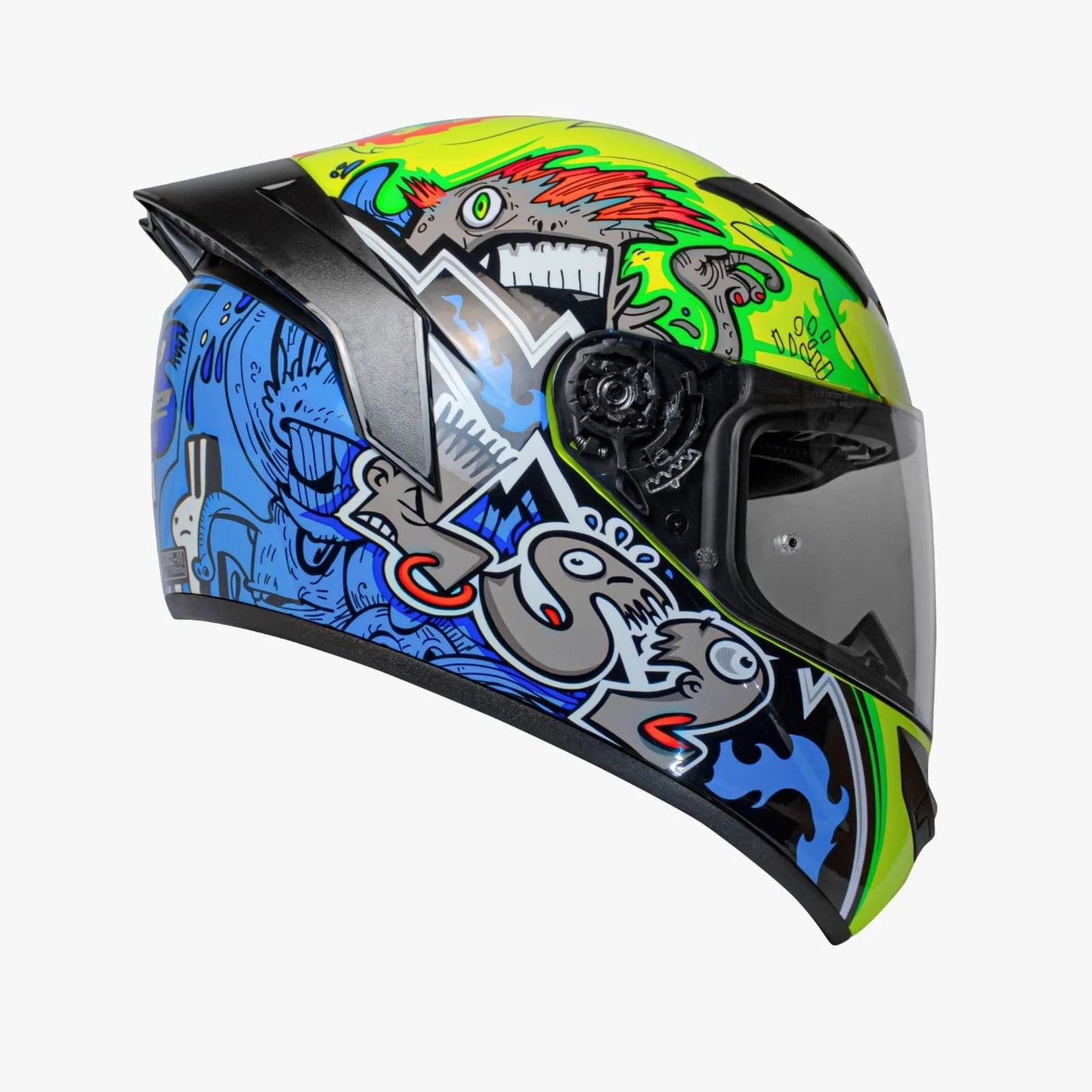 LS2 ROOKIE HIPST BLACK YELLOW ( FF352 )