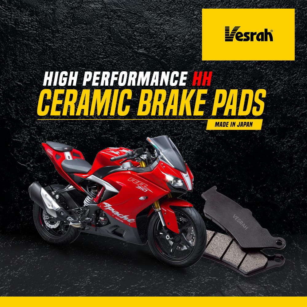 VESRAH BRAKE PAD (CERAMIC) V2 |TVS APACHE 160/200 R |