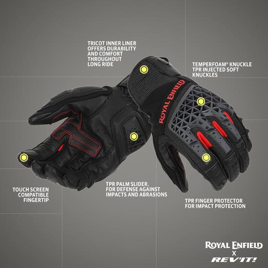 REVIT X RE SAHARA AIR RIDING GLOVES