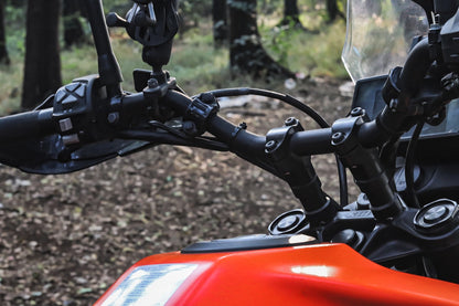 KTM Adventure 390 - Handle Bar Risers (Longer Clutch Cable Included) | SS MOTOCORP
