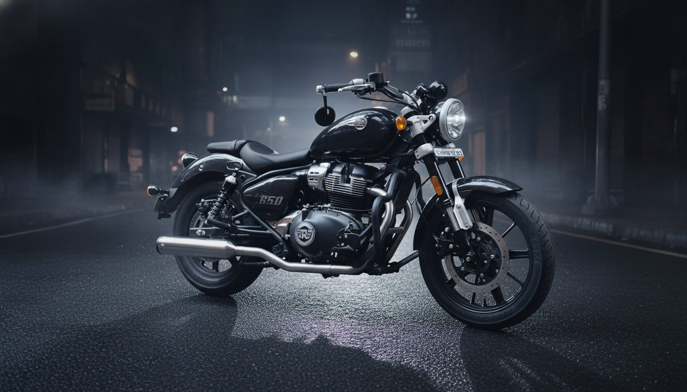 Royal Enfield Super Meteor 650 2 x 2 Full System Exhaust | SS MOTOCORP