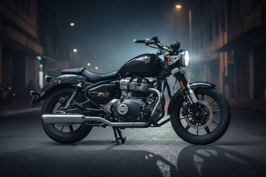 Royal Enfield Super Meteor 650 2 x 2 Full System Exhaust | SS MOTOCORP