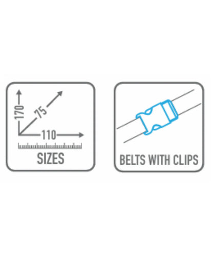 Givi Adjustable Thigh Bag - Black