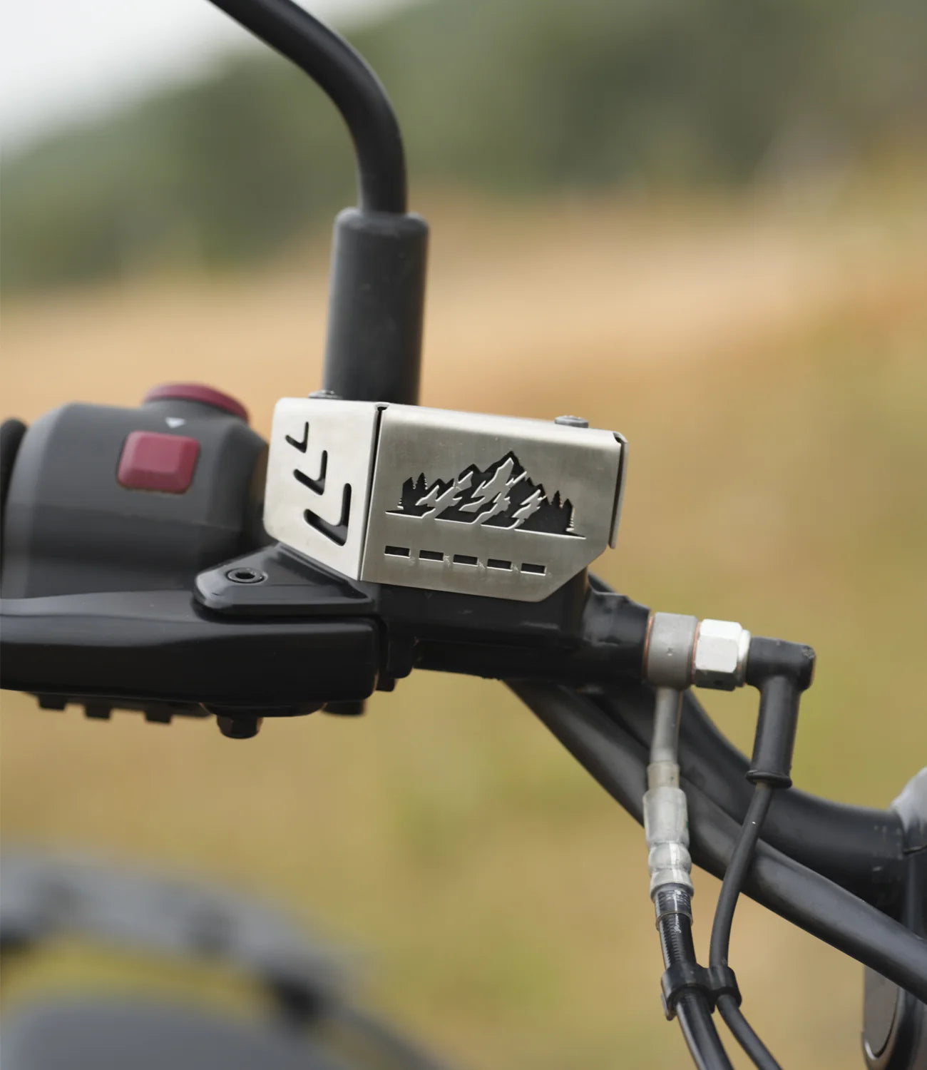 MOTOTORQUE FRONT MASTER CYLINDER GUARD (SS) | RE HIMALAYAN 450