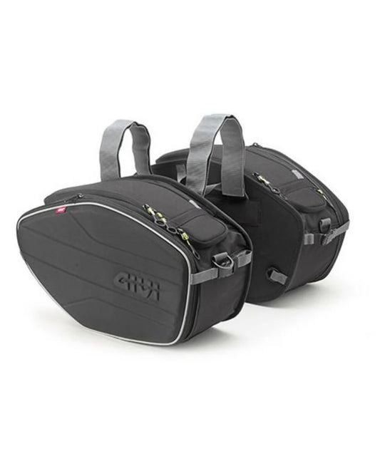Givi 30L Expandable Saddle Bags Pair - Black