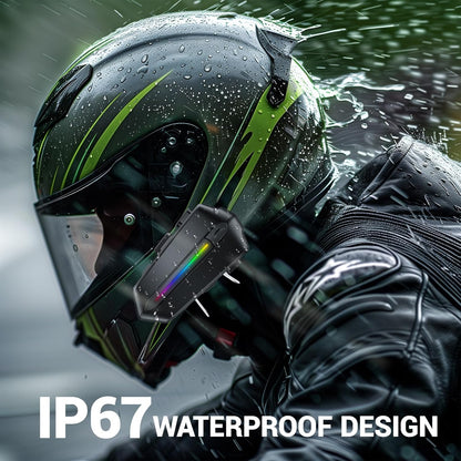 EDYELL C5S Bluetooth Dual Earphone for Helmet | Wireless On-Ear V5.4 | HD Calling and HiFi Music | IP67 Waterproof Headset | Compatible With All Helmets