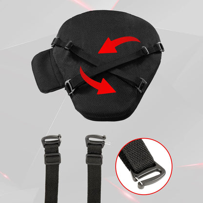 Air Comfy Seat Cushion for Medical, Offices, Home, Motorcycle and Car Lumbar Support - Sports Premium with Pump