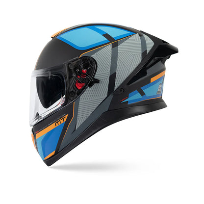 MT Thunder 3 Sv Pro - Nova B2 | BLUE ORANGE | FULL FACE HELMET