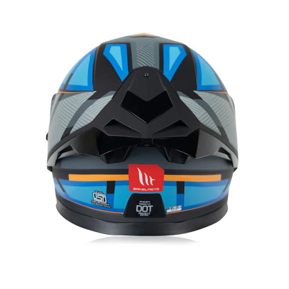 MT Thunder 3 Sv Pro - Nova B2 | BLUE ORANGE | FULL FACE HELMET