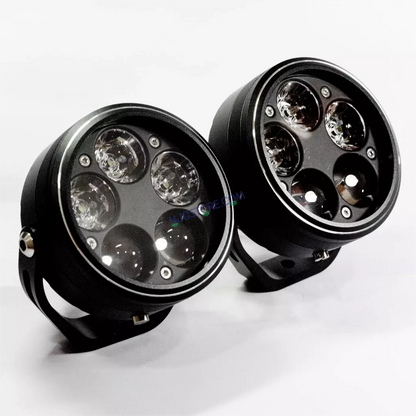 HJG 5 LED 100W Round CREE Foglight Foglamp with Yellow Cover 100W 5 LED HJG