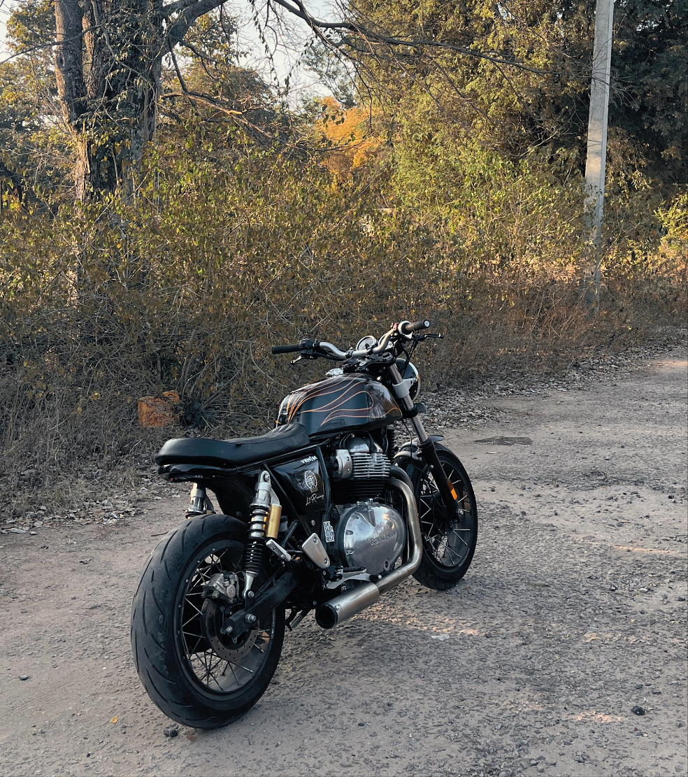 Royal Enfield- 2 x 1 Full System Exhaust with SHORT CAN - Interceptor 650 / Continental GT 650 | SS MOTOCORP
