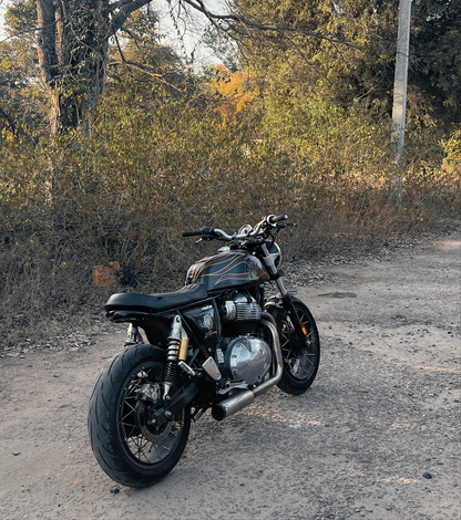 Royal Enfield- 2 x 1 Full System Exhaust with SHORT CAN - Interceptor 650 / Continental GT 650 | SS MOTOCORP